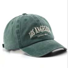 Adjustable Los Angeles Embroidered Baseball Cap - Unisex, Lightweight, Fashionable Sun Hat