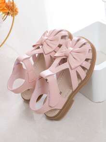 Summer New Kids Sandals, Fashion Versatile Comfortable Lightweight Non-Slip Soft Bottom Girls Sandals - Pink - View 5