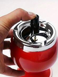 Grande posacenere con coperchio, posacenere antivento creativo, adatto per bar, KTV, salotto, internet caffè, decorazione per la casa, regalo per le vacanze, regalo di compleanno, regalo di laurea - Multicolore - Visualizzare 9
