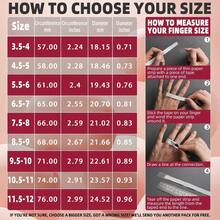 Egro Diseño ergonómico de arco interior anillos de silico para mujer con medias tallas alianza de boda de silico para mujer 5 5 mm de ancho y 2 mm de grosor - A3NegroVerdeAzulNubladoBeigeCremaBlanco - Ver 5