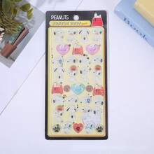 1张动漫贴纸，可爱3D立体DIY贴纸，儿童创意贴纸，黑色瞳孔防水贴纸，波点贴纸，派对装饰手工手机贴纸，送给女孩的礼物 - 彩色 - 查看 5