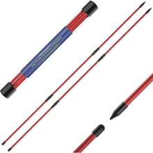 Golf Alignment Sticks 2 Pack,Upgraded 48" Collapsible Alignment Stick Golf Training Aid For Aiming, Putting, Swing Trainer, Golf Training Sticks With Clear Tube Case,36292106 - Color caoba - Ver 1