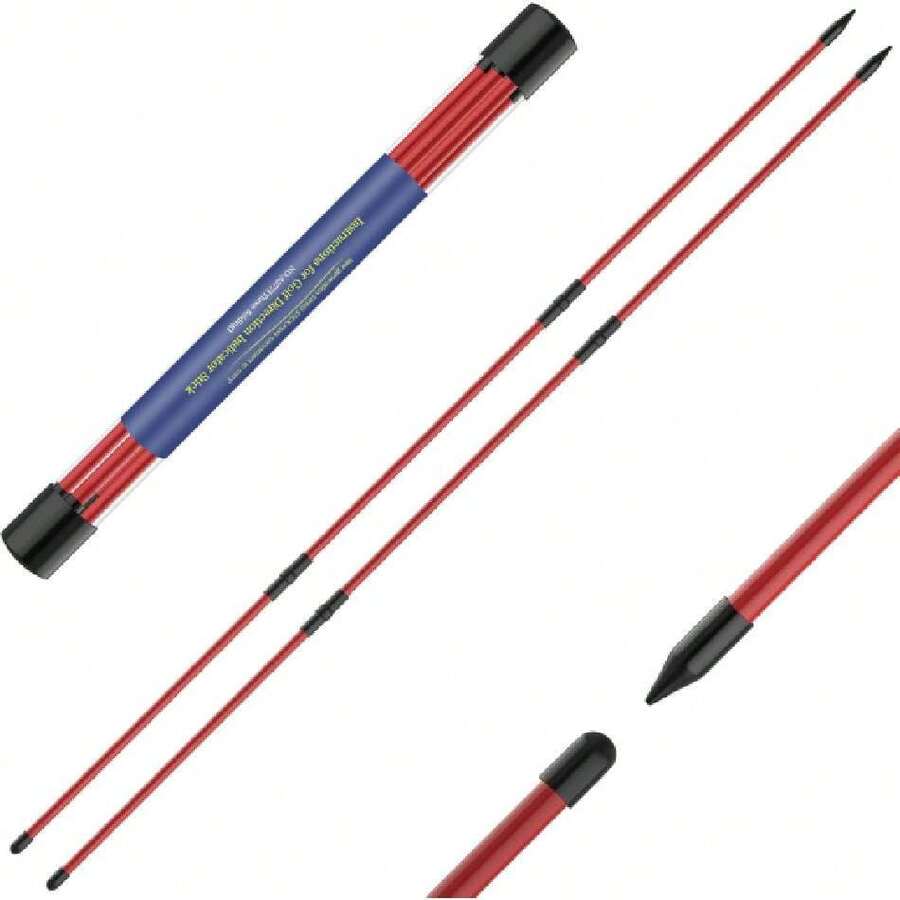 Golf Alignment Sticks 2 Pack,Upgraded 48" Collapsible Alignment Stick Golf Training Aid For Aiming, Putting, Swing Trainer, Golf Training Sticks With Clear Tube Case,36292106 - Color caoba - Ver 1