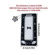 Album ảnh INS Star Wings in hình 4 ô, sổ đựng ảnh sáng tạo 40 ngăn, sổ lưu trữ thẻ thần tượng, sổ đựng hóa đơn. - Nhiều màu - Xem 5