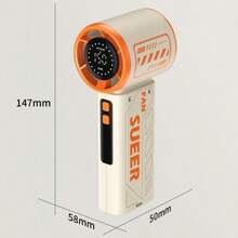 便攜式手持風扇 13,000 RPM 超高速快冷 150 段強風 1800mAh USB 充電電池長效續航 適合戶外/辦公室/居家使用 夏季必備 露營/辦公室即時強風 酷暑剋星 附充電電池 高風量散熱 超長電池壽命 適用於居家、書房、辦公室、便攜廚房與旅行 男士女士生日或節日禮物 感恩節、萬聖節、聖誕節、復活節、情人節、新年理想選擇 - 彩色 - 查看 7