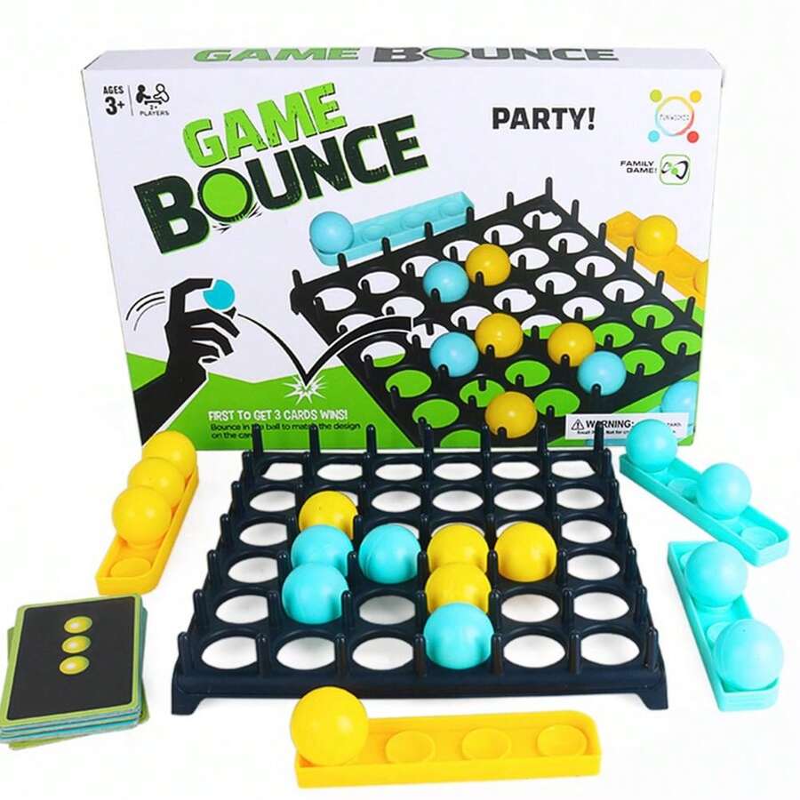 Interactive Bouncy Ball Game Set For Parent-Child Bonding - Fun Throwing, Tossing, And Jumping Activities To Enhance Quick Reflexes