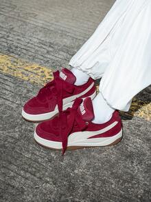 Puma Park Luna SD 女士板鞋低筒舒適休閒鞋輕便日常出行運動鞋 402510-06 - 紅色-雪白色 - 查看 5