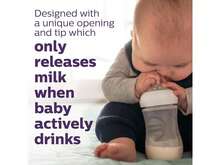 Philips Avent Natural Newborn Glass Gift Set, Baby Bottles With Natural Response Nipples, 3x 4oz (Slow Flow, Flow 2) And 2x 8oz (Medium Flow, Flow 3), 2x Silicone Sleeves, SCD858/01 - Clear - View 5