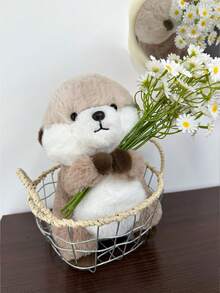 这款10.24英寸/26厘米的毛绒海獭玩偶，可爱又柔软，适合儿童，是送给男孩女孩的绝佳生日礼物。这款迷你毛绒玩偶可爱又活泼，适合所有年龄段的儿童、幼儿、成人和家庭。它也是儿童节、情人节、圣诞节、复活节、新年、万圣节和生日的理想礼物。 - 卡其色 - 查看 6