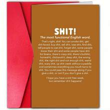 1pc Funny Rude Humor Birthday Greeting Card - Hilarious Crude Humor, Paper Material - Suitable For Best Friends, Husband, Wife, Lover, Spouse, Comes With Envelope, Suitable For Any Occasion