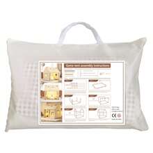 加厚双门结构布艺宠物屋（可拆卸耐用保暖），冬季加热垫，室内/室外均可使用，半封闭式猫/宠物床，温暖舒适，可拆卸可水洗，适合小型/中型/大型宠物