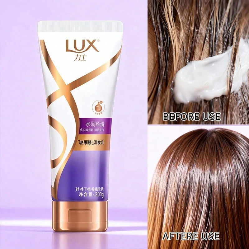 Lux Hydra Smooth Conditioner, Repairs Dry And Rough Hair - Purple - View 1