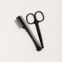 1 Set Pet Eye Cleansing Brush, Face Comb + Face Scissors, Removes Tear Stains, Crusts And Mucus, Grooms Fur, Suitable For Small Cats And Dogs, Easy To Clean - Multicolor - View 10
