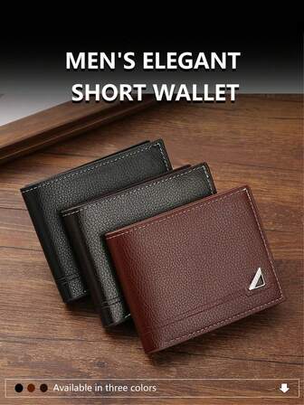 Denna plånbok är tillverkad av fint texturerat läder, i kombination med ett minimalistiskt triangulärt spänne, vilket utstrålar en elegant charm. Denna högkvalitativa plånbok kan uppfylla dina affärs- och dagliga behov, så att du alltid kan presentera en raffinerad och professionell image. Det är ett perfekt val för födelsedagspresenter, julklappar och alla hjärtans dag-presenter.