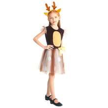 Sparkle Tutu Dress For Girls, Shimmery Tulle Party Skirt, Princess Birthday Christmas Gown Hairbands And Headwear Included - Dusty Pink - View 7