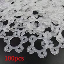 5 piezas/20 piezas/50 piezas/100 piezas Clips para globos, Conectores de marco de arco de globos, Clips de plástico reutilizables para globos con anillos multifunción, para decorar arcos de globos, bodas, cumpleaños, fiestas, San Valentín, Halloween, Navidad - Multicolor - Ver 13