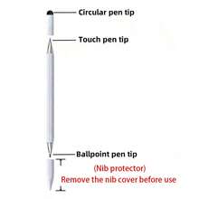 1pc Universal 3-In-1 Stylus Pen, Compatible With Apple, Android, OPPO, Tablets And Smartphones, For Editing And Drawing