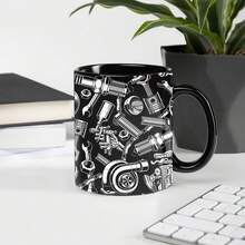 1个11盎司大号陶瓷趣味工具箱造型咖啡杯 - 生日、派对、节日励志礼物 - 适用于餐厅、咖啡馆、家庭和办公室的独特饮具，也是开学季的完美之选 - 彩色 - 查看 18