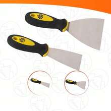 Kit Espátula Multiuso Profissional Ceramica Gesso Rejunte - 2 E 4" - Visão 2