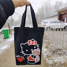 SANRIO 1个办公人员便携手提袋，帆布水桶包，可爱水桶午餐包，妈妈户外手提包 - 彩色 - 查看 20