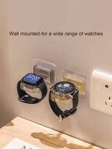 Nail-Free Wall-Mounted Watch Holder: Fits Most Watches - Home Bedroom Adhesive Organizer