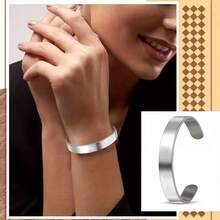 Metal Bending Tools, Jewelry Making Bracelets, Bending Tools, Bending Pliers, Stainless Steel Blank DIY Bracelet Jewelry Tools, Used For Embossing And DIY Bracelet Gifts, Christmas Gifts, And Creating Unique Accessories - Silver - View 8