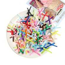 50/500 件随机颜色丝带领结，适用于婚礼、节日和 DIY 工艺品 - 非常适合礼品包装、篮子装饰、生日包装、办公室和花环装饰