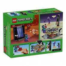 LEGO Minecraft Nether & End Portal Journey Building Toy For Boys & Girls - Video Game Playset & Toy Figures For Kids, Ages 7+ - With Cool Hero Minifigure - Gift Idea For Birthdays - 21584 Block Toys - 21584 - View 11