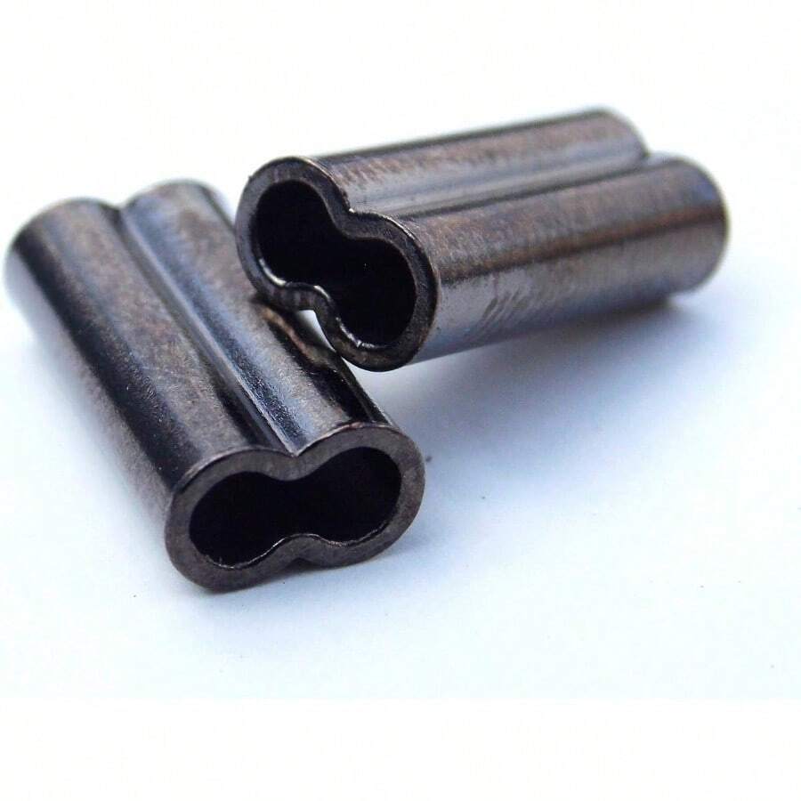 Mangas de Cobre de Doble Barril para prensado, 6 mmx mm, Unidades - Negro - Ver 1