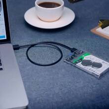 Transparent Case For 2.5" SATA Hard Drive, USB 3.0, Supports Up To 4TB, 5Gbps. Internal To External Hard Drive Converter. Compatible With SATA I/II/III. - trắng - Xem 7