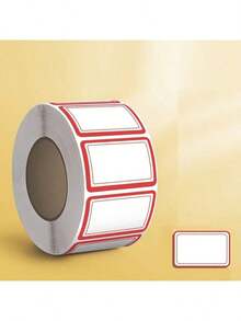 1000张无残留防水防油标签 - 适用于冰箱、冷冻室、食品储藏室和厨房整理 - 非常适合食品容器、罐子、备餐、标签贴纸（1000张）、食品储藏室标签、简约设计、防油材料、繁忙的家庭、感谢贴纸、生日贴纸、礼品标签、标签贴纸。