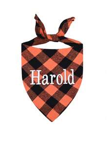 Various Styles 1PC Personalized Dog Bandana,Custom Pet Scarf With Embroidered Name,Bibs Triangle Scarfs Gift For Small Medium Large Dogs Cats Baby Puppy Pets Accessories - Multicolor - View 25