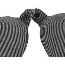 Bucky - Almohada de espuma viscoelástica para cuello(Raya Negra (Black Stripe) Una talla) - Multicolor - Ver 3