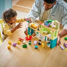 LEGO 乐高得宝小镇3合1现代家庭住宅拼搭玩具套装 - 适合2岁及以上幼儿的益智玩具套装 - 锻炼精细动作技能的学前玩具 - 生日礼物 - 10470 - 10470 - 查看 7