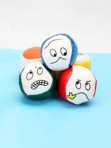 3个装杂耍球套装，适合初学者，高品质迷你耐用杂耍球套装，柔软易学，是初学者互动投掷游戏的理想之选，非常适合杂耍游戏和派对礼物。