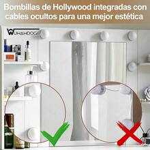 Tocador Moderno y Minimalista con 7 Cajones y 4 Estantes, Ideal para Salón y Vestidor - Blanco - Ver 7