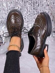 Women's Casual Slip-On Shoes, Fashionable British Style, Suitable For Ballroom, Wedding And Festival Occasions, Available In 8 Size Options