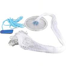 Red de pesca portatil para cebo duradera y de malla fina ideal para lanzar a mano en actividades acuaticas - 011 - Ver 6