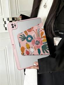 1个平板电脑保护套，适用于10.2英寸、11英寸（2021/2020/第十代/第十一代）、Galaxy Tab A11 8.7英寸、Matepad Air 11.5英寸/Tab/Pad2 11英寸（2025款），带笔槽，防震，旋转支架保护套，适合作为节日礼物 - 粉色 - 查看 5