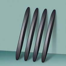Universal Carbon Fiber Rubber Bumper Protector, Applicable To Front And Rear Bumper Corners, Anti-Scratch And Impact Protection Accessory, Easy To Install, Enhance Driving Safety, Modern Car Exterior Protection Kit - One Size - View 7