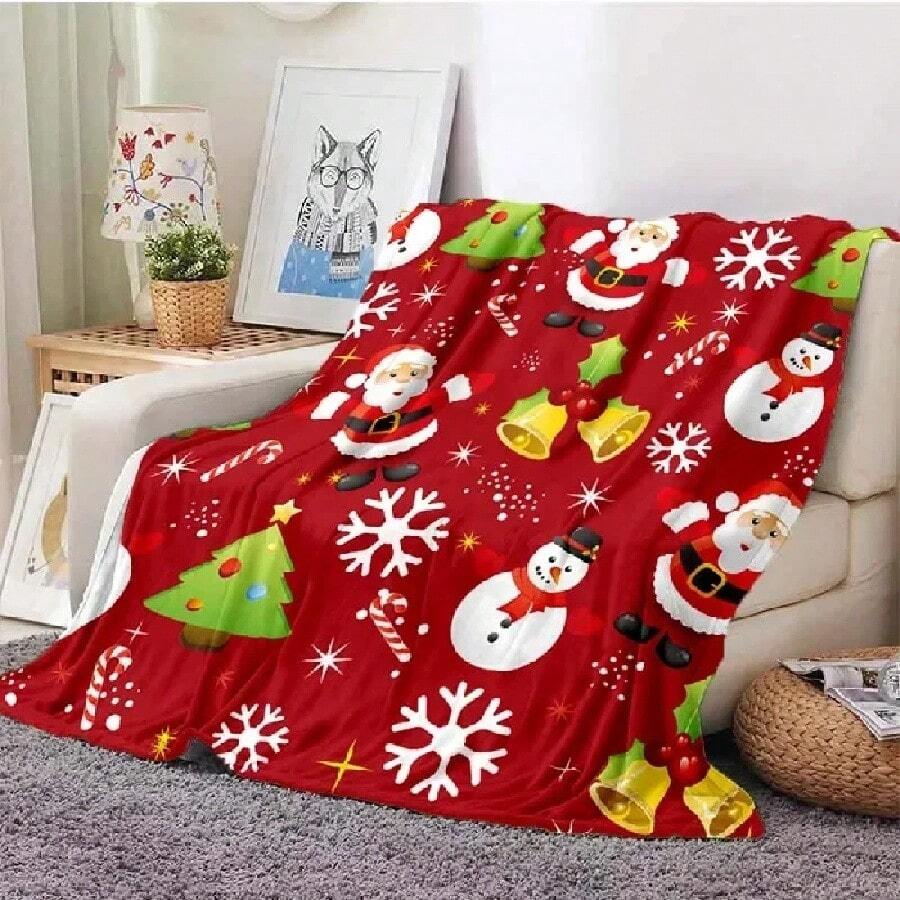 Merry Christmas Throw Blanket Santa Claus Blankets Snowman Flannel Blanket Sleep Travel Sofa Bed Christmas Decor Christmas GiftsMerry Christmas Throw Blanket Soft Big Comforter Plush BlanketsMetal Mania No.15 Throw Blanket Decorative Throw Fluffy Softs BlanketsMetal Plate Sign Cartoon Lilo & Stitch Metal Tin Sign Iron Plaque Wall Decor For Bar Pub Club Cafe Living Room Home DecorMetal Slug Classic Retro Game Cartoon Soft Flannel Blanket For Beds Bedroom Sofa Picnic,Throw Blanket For Cover Outdoor Leisure - 白色 - 查看 1