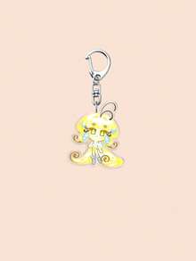 1个《跑跑姜饼人》游戏主题亚克力钥匙扣，可爱卡通黑葡萄干饼干钥匙圈，暗黑女巫饼干钥匙扣（暗影牛奶饼干、黑珍珠饼干、黑松露饼干），可作包包挂饰、手机挂饰、车钥匙挂饰、饰品配件，粉丝和朋友的最佳礼物 - 彩色 - 查看 6