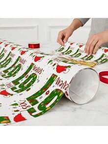 67 Meme Christmas Gift Wrap, 67 Christmas Wrapping Paper, 2025 Funny Holiday Gift Wrap, Unique 6 7 Xmas Festive Wrapping Papers Roll 6 7 Meme Xmas Giftwrap Paper Rolls - Black - View 7