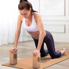 2pcs/1pc High Density Non-Slip Supportive Yoga Blocks, Essential For Yoga, Suitable For Dance Training, Leg Raises, Pilates, Meditation And Indoor Fitness