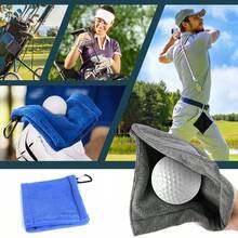 Ultra-Fine Fiber Golf Cleaning Cloth, Waist-Hanging Portable Outdoor Golf Club Wiping Cloth, Absorbent Stain Removal Golf Towel, Golf Waist-Hanging Sports Towel, Ultra-Fine Fiber Golf Club Wiping Cloth, Outdoor Golf Portable Cleaning Cloth - Multicolor - View 1