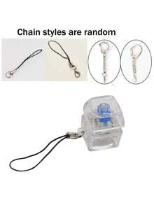 1个减压键盘键帽吊坠 - 多种颜色可选，带钥匙环，适用于机械键盘 - 情人节礼物和时尚配饰