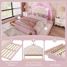 Bed Frames - Pink - View 5
