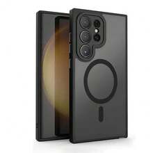 Ốp lưng điện thoại từ tính mờ cao cấp, bảo vệ ống kính và tương thích sạc không dây. Tương thích với Samsung Galaxy S26/S26 Plus/S26 Ultra/S25FE/S25 Ultra/A17/A16/A36/A56/A26 - màu đen - Xem 14