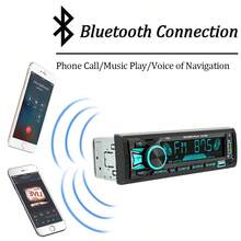 Car Radio Single Din Stereo Player Digital Bluetooth MP3 Player FM Radio Stereo Audio Music USB With In Dash AUX Input - A - View 6