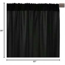 AK TRADING CO. 10 Feet x 8 Feet Polyester Backdrop Drapes Curtains Panels with Rod Pockets - Wedding Ceremony Party Home Window Decorations - Lemon Yellow(10FT X 8FT Negro) - Multicolor - Ver 7